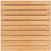 Tuinscherm Horizontaal Keruing 21 planks 180x180 cm BxH | Geschaafd