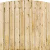 Tuinscherm Grenen 21 planks 180x180 cm BxH | Geschaafd | Verticaal | Toog