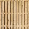 Tuinscherm Vuren Rhombus open | 37 planks 180x180 cm BxH | Geschaafd | Verticaal | Recht