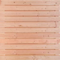 Tuinscherm Douglas 23 planks | Geschaafd | Horizontaal