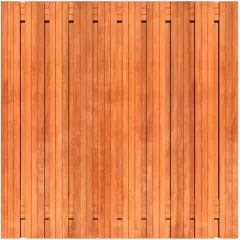 Tuinscherm Hardhout 21 planks 180x180 cm BxH | Geschaafd | Verticaal | Recht