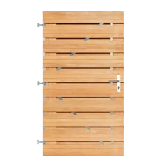 Keruing Horizontale Tuinpoort 100x180 cm | 16x145 mm | 21-planks model