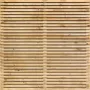 Tuinscherm Vuren Rhombus open | 59 planks | Geschaafd | Horizontaal